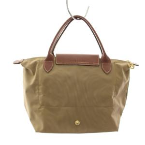 Longchamp ル・プリアージュ Le Pliage トートバッグ ハンドバッグ ナイロン ベージュ 茶 ブラウン L1621089P49