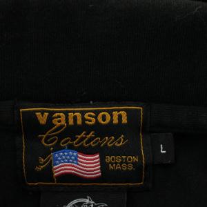 vanson Leathers トムとジェリー ポロシャツ 刺繍 半袖 L 黒 ブラック /G