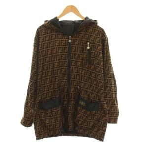 ズッカ柄 ジャケット ブラウン