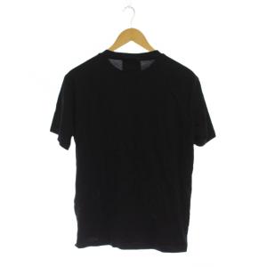 EMPORIO ARMANI Tシャツ M 黒 ロゴ 半袖 ラウンドネック /JP