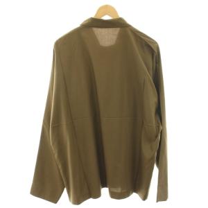 ISSEY MIYAKE MEN カジュアルシャツ カーキ LA31FJ095