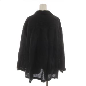 JOURNAL STANDARD relume 22SS リネンシャツ ブラウス F 黒 ブラック 長袖 /RR