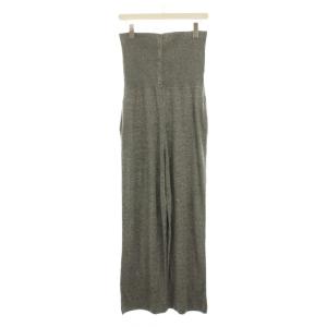 25SS リネンレーヨン2WAYベアトップパンツ ニット グレー 25080400323010 /YM