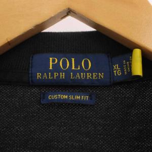 POLO RALPH LAUREN ポロシャツ XL 黒 クマ刺繍 半袖 /JP