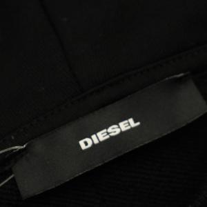 DIESEL パーカー スウェット プルオーバーパーカー ロゴ S 黒 ブラック /G