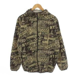 FULLY HYSTERIC CAMO柄 パッカブルフーデッドブルゾン ジャケット ジップアップ 総柄