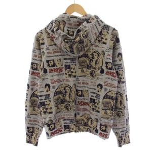 HYSTERIC GLAMOUR パーカー ジャケット 長袖 総柄 S グレー 0261CF06 /BM