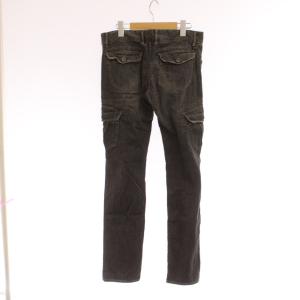 HYSTERIC GLAMOUR デニム ジーンズ M 黒 カーゴポケット ウォッシュ加工 フルレングス 2AP-5454 /JP