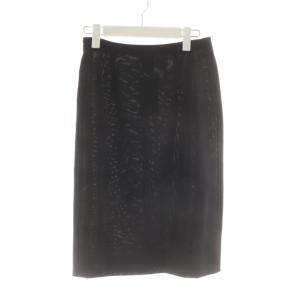 DOLCE&GABBANA タイトスカート ひざ丈 ウール 38 ダークグレー /AN58