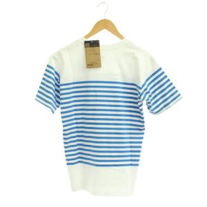 THE NORTH FACE Tシャツ 半袖 M ボーダー柄 白 青 タグ付き NT32063 /JP