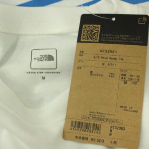 THE NORTH FACE Tシャツ 半袖 M ボーダー柄 白 青 タグ付き NT32063 /JP