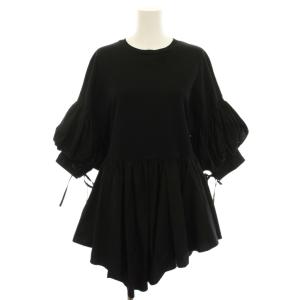22AW タイプライターレイヤーライク プルオーバー PULLOVER シャツ ブラウス 七分袖 リボン