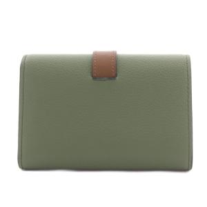 LOEWE バーティカル ウォレット アナグラム グリーン