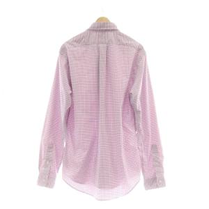 RALPH LAUREN シャツ M ピンク チェック柄 ボタンダウン 長袖 /AU