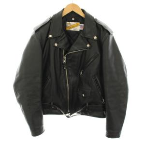 618 RIDERS レザージャケット 44 ブラック 6014