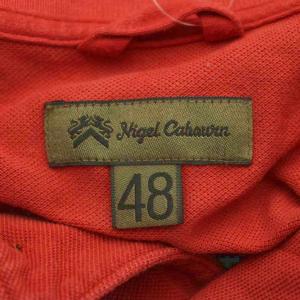 Nigel Cabourn ポロシャツ カットソー 48 オレンジ 半袖 /GG