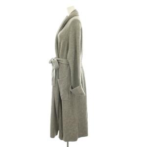 MAX MARA WEEKEND LINE ロングガウン コート カーディガン グレー ショールカラー 長袖 /YM