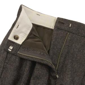 BALLSEY タグ付き 23AW メランジカルゼタックワイドパンツ スラックス 34 茶 ブラウン 11-04-34-04301