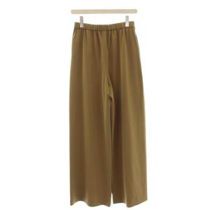 EVERYDAY I LIKE 25SS Effortless イージーパンツ ワイド パンツ 36 ベージュ キャメル 25030500819010