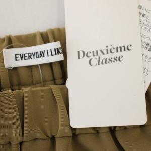 EVERYDAY I LIKE 25SS Effortless イージーパンツ ワイド パンツ 36 ベージュ キャメル 25030500819010