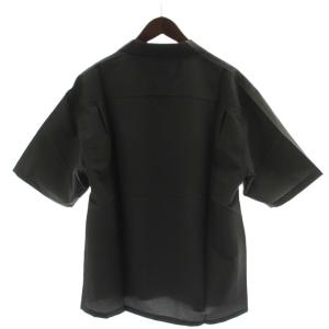 THE NORTH FACE ショートスリーブシアサッカーベントメッシュシャツ M アスファルトグレー 半袖 襟付き NR22360