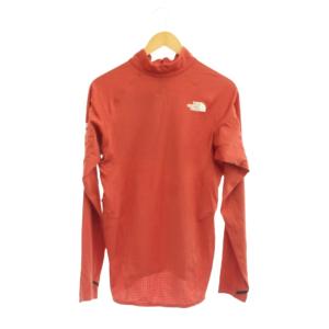 THE NORTH FACE Expedition Dry Dot Zip High Tシャツ L 赤 ハーフジップ スタンドカラー