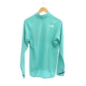 THE NORTH FACE Expedition Dry Dot Zip High Tシャツ L 水色 長袖 ハーフジップ 胸ポケット