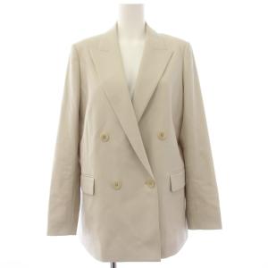 24AW SUAVE SAXONY DEBBY テーラードジャケット ダブル 38 アイボリー 03-4304141