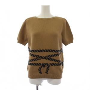 ニット カットソー 半袖 M ベージュ /BM