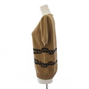 Max Mara ニット カットソー 半袖 M ベージュ /BM