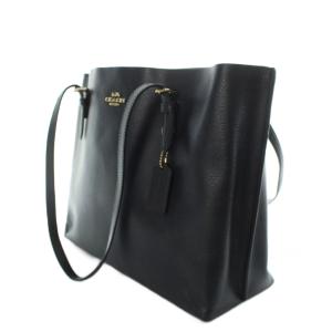 COACH トートバッグ ハンドバッグ レザー 黒 ブラック 1671 /YI11