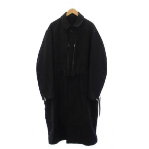 ステンカラーコート M ブラック HE-C04-608