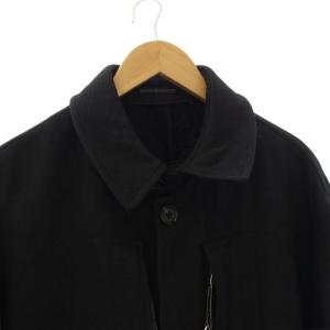 Yohji Yamamoto POUR HOMME ステンカラーコート M ブラック HE-C04-608