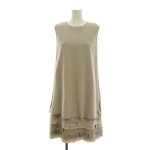 17SS ワンピース リネン 40 ベージュ 37818