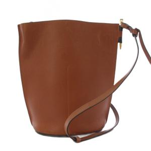 LOEWE アナグラム ゲート バケットバッグ ブラック ブラウン