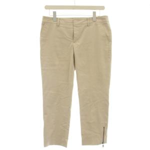 クロップドパンツ サイドジップ パンツ 38 ベージュ B1R23-534-40 /G