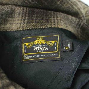 WTAPS シャツ 厚手 S 茶 ブラウン チェック柄 長袖 襟付き /AP