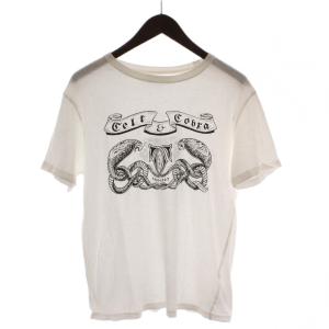 Tシャツ M 白 半袖 ロゴ プリント /GG