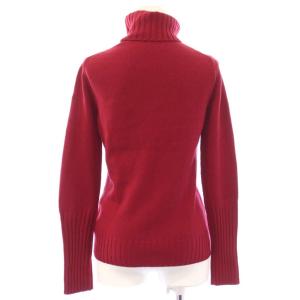 Loro Piana カシミヤ タートルネック ニット 38 レッド FAD0667