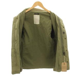 WTAPS WHO DARES WINS ミリタリージャケット USED加工 カーキ