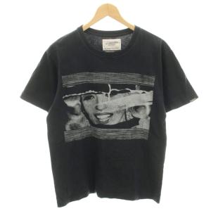 × C.E Tシャツ カットソー 半袖 プリント S 黒 ブラック /HN