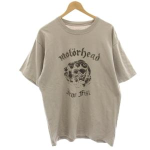× MOTORHEAD Tシャツ カットソー 半袖 プリント M グレー /HN