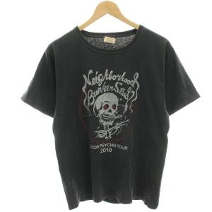 2010 MOTOR PSYCHO TOUR Tシャツ カットソー プリント S グレー 半袖 /HN