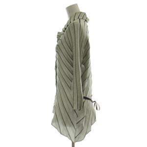 ISSEY MIYAKE カーディガン 2 ミントグリーン 長袖 プリーツ IM81FJ123 /GG