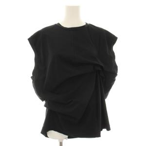 タックルーズカットトップ TUCK LOOSE CUT TOP カットソー ブラウス クルーネック ノースリーブ