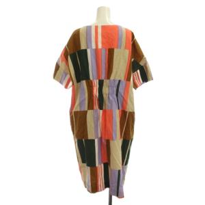 marimekko ワンピース 40 マルチカラー 総柄 ラウンドネック 半袖 /JP