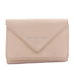 ペーパー ミニウォレット 財布 三つ折り 小銭入れ ピンク 391446 /AN14 OH