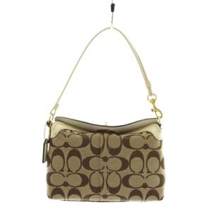COACH シグネチャー ハンドバッグ ベージュ /AN31