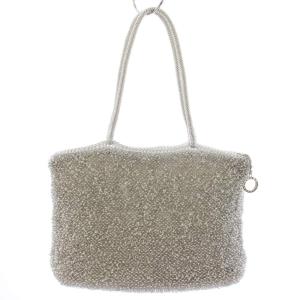 ワイヤーバッグ トートバッグ シルバー /TK