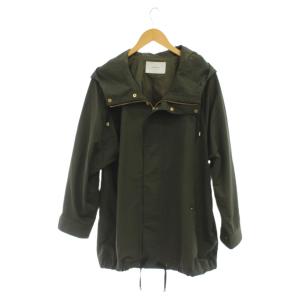 20SS ジップアップパーカー ジャケット 38 カーキ フード付き 長袖 /JP